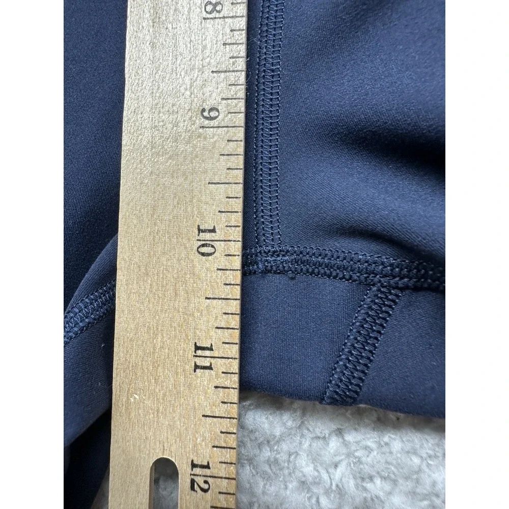 Lululemon Wunder Train High-Rise Leggings Womens 12 Blue Yoga Gym Athletic Crop